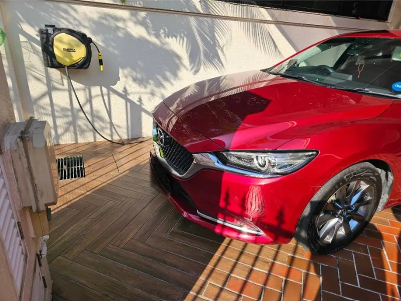 Albert's Mazda with VEP tag installed