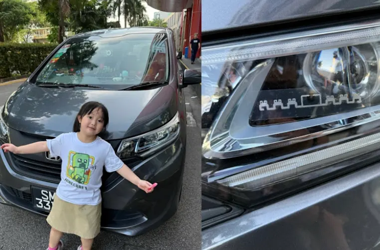 Raymond's Honda with VEP tag installed